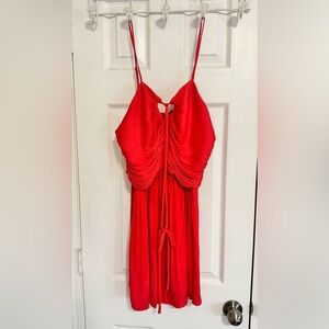 House of Harlow 1960 ruched mini dress